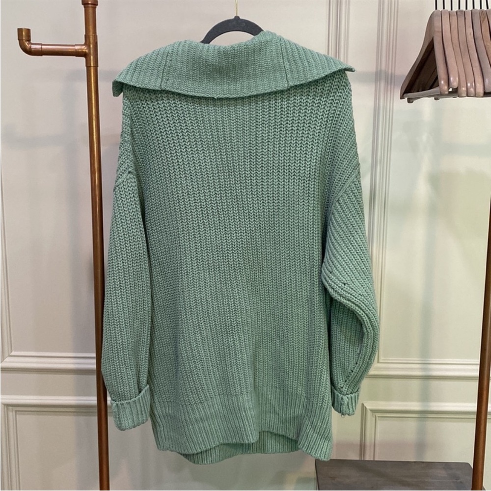COPY - Free people teal cardigan